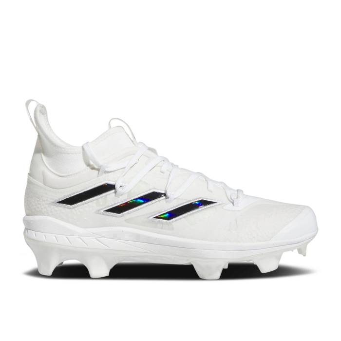 アディダス Adidas 【 Adizero Afterburner Nwv Tpu \u0027White Black Iridescent\u0027 Men Cloud White/Core Black/Cloud White 】 アディゼロ 黒いこと 黒いこと メンズ 白いこと 白いこと 中核グループ 黒いこと 黒いこと
