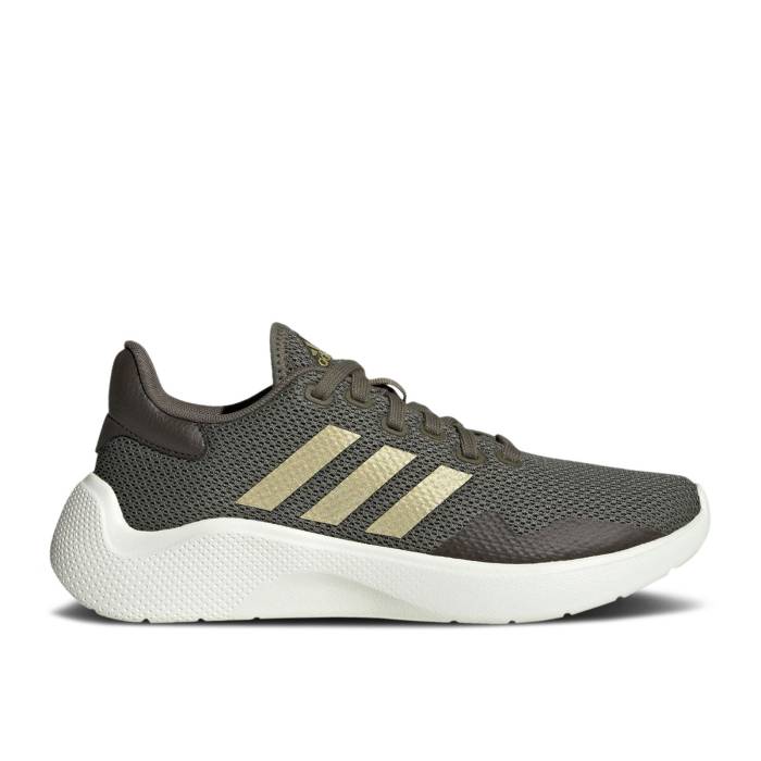 アディダス Adidas 【 Wmns Puremotion 2.0 'Olive Strata Gold Metallic' Women Olive Strata/Gold Metallic/Off White 】 ゴールド レディース olive オリーブ ゴールド 白色 ホワイト