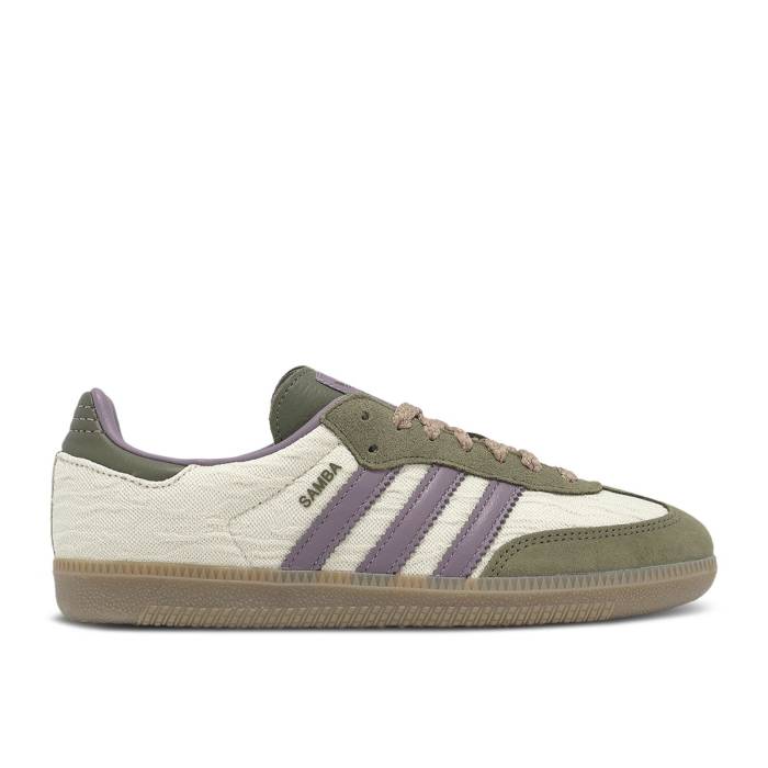 アディダス Adidas 【 Samba Og \u0027Legacy Purple Olive Strata\u0027 Men Alumina/Legacy Purple/Olive Strata 】 サンバ Purple 紫・パープル olive オリーブ メンズ legacy レガシー Purple 紫・パープル olive オリーブ