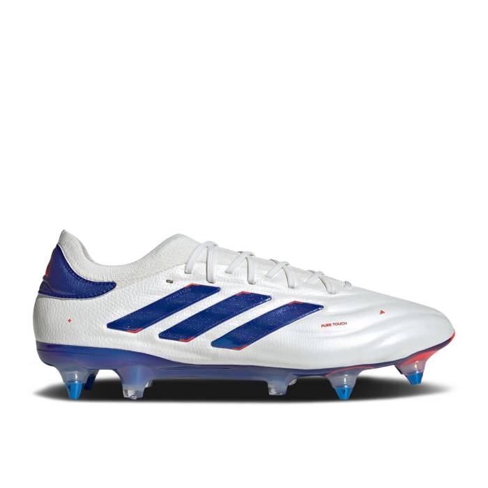 アディダス Adidas 【 Copa Pure 2 Elite Sg \u0027Advancement Pack\u0027 Men Cloud White/Lucid Blue/Solar Red 】 純然たる エリート メンズ 白いこと 白いこと 青味 青み Red 赤・赤いこと