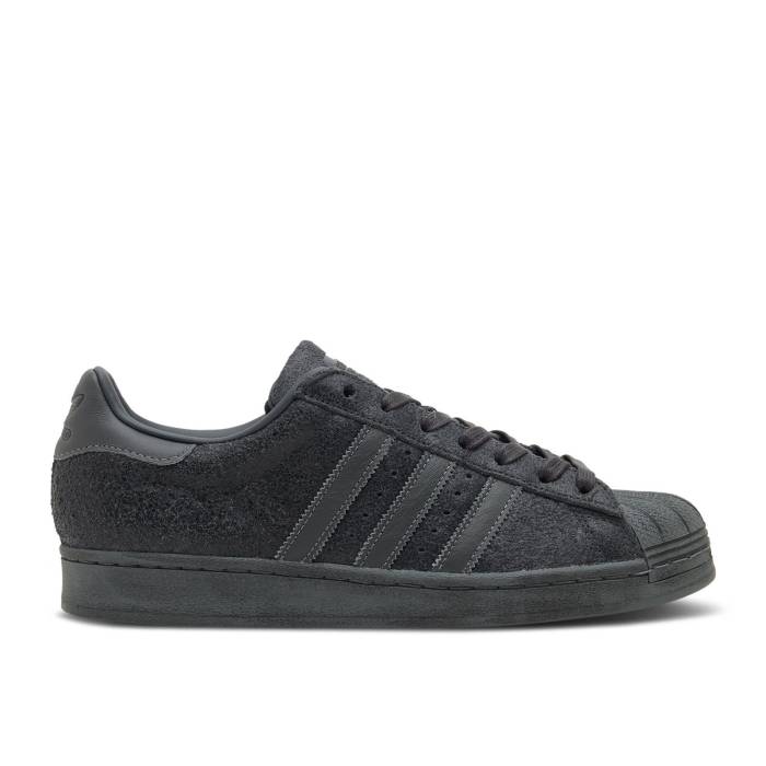 アディダス Adidas 【 Superstar Premium \u0027Black Suede\u0027 Size? Exclusive Men 】 Superstar はやりっ子 Premium 割り増し金 メンズ