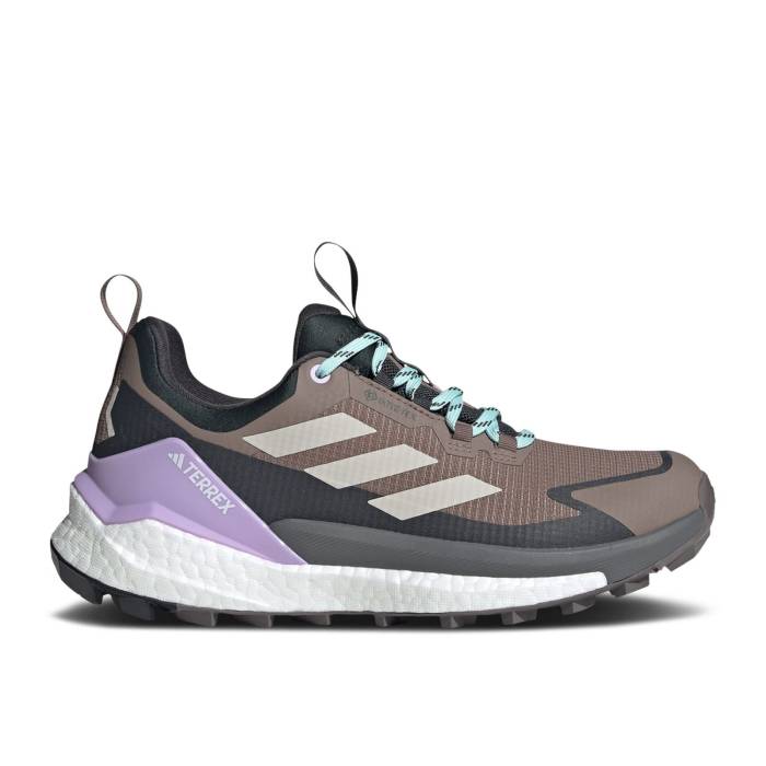 アディダス Adidas 【 Wmns Terrex Free Hiker 2.0 Low Gore-Tex \u0027Trace Brown Carbon\u0027 Women Trace Brown/Beige/Carbon 】 無償性 ゴアテックス 赤銅色 赤銅色 レディース 赤銅色 赤銅色 ベージュ 炭素