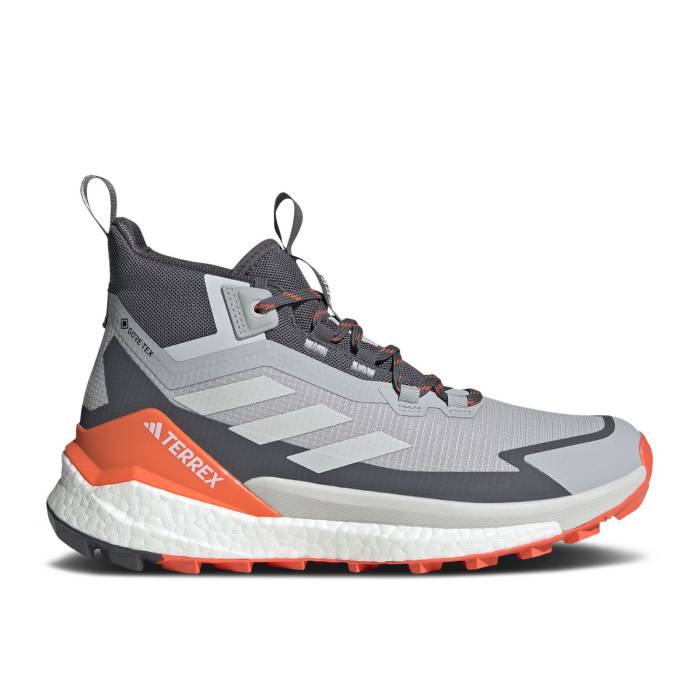 アディダス Adidas 【 Terrex Free Hiker 2.0 Gore-Tex \u0027Grey Orange\u0027 Men Grey Two/Grey One/Grey Five 】 無償性 ゴアテックス メンズ 薄墨色 薄墨色