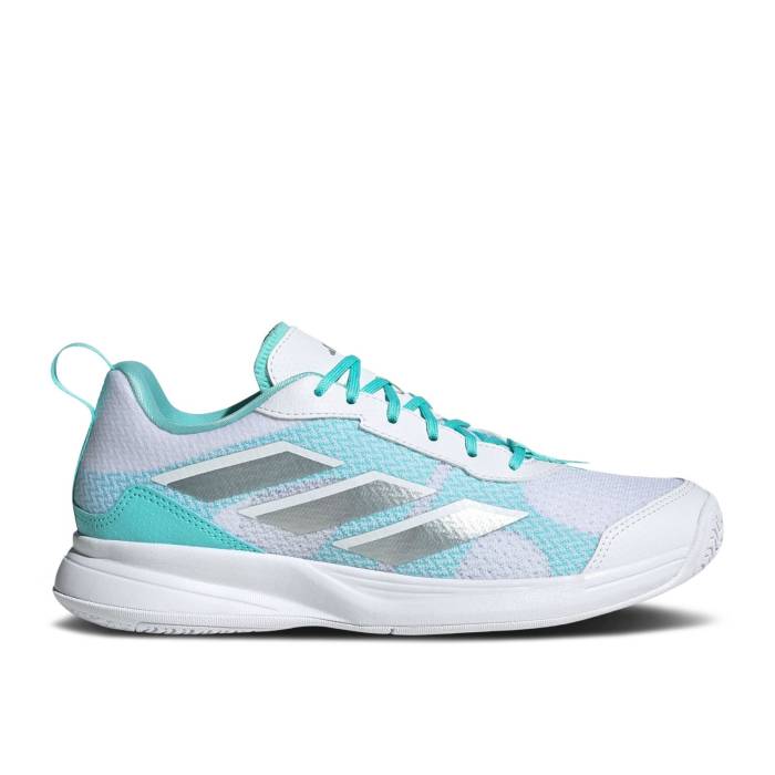 アディダス Adidas 【 Wmns Avaflash Low \u0027White Flash Aqua\u0027 Women Cloud White/Silver Metallic/Flash Aqua 】 レディース 白いこと 白いこと Silver しろがね色・しろがね色 アクア