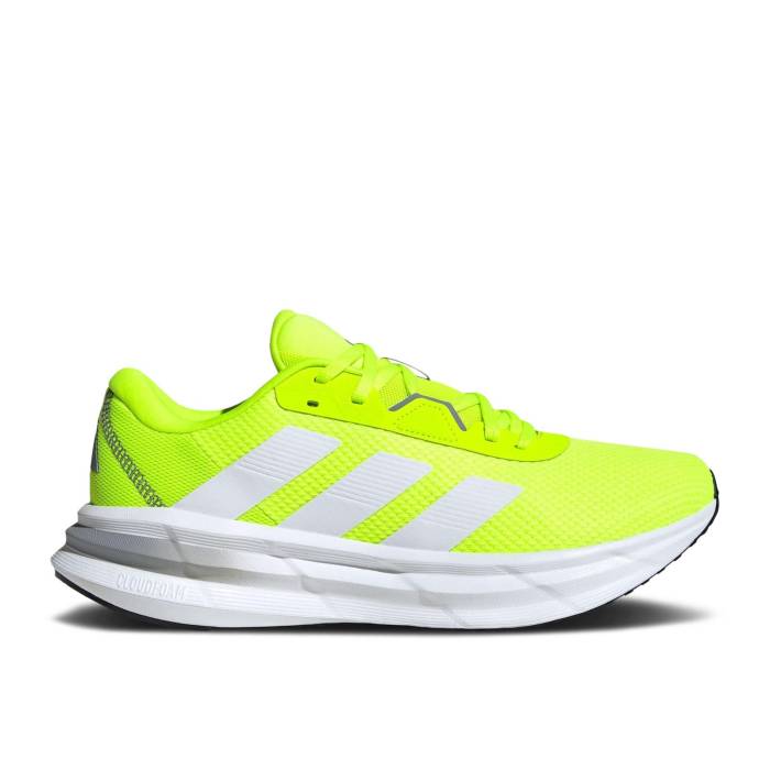 アディダス Adidas 【 Galaxy 7 Lucid Lemon Men Lucid Lemon/Cloud White/Grey 】 ギャラクシー メンズ 白色 ホワイト 灰色 グレー