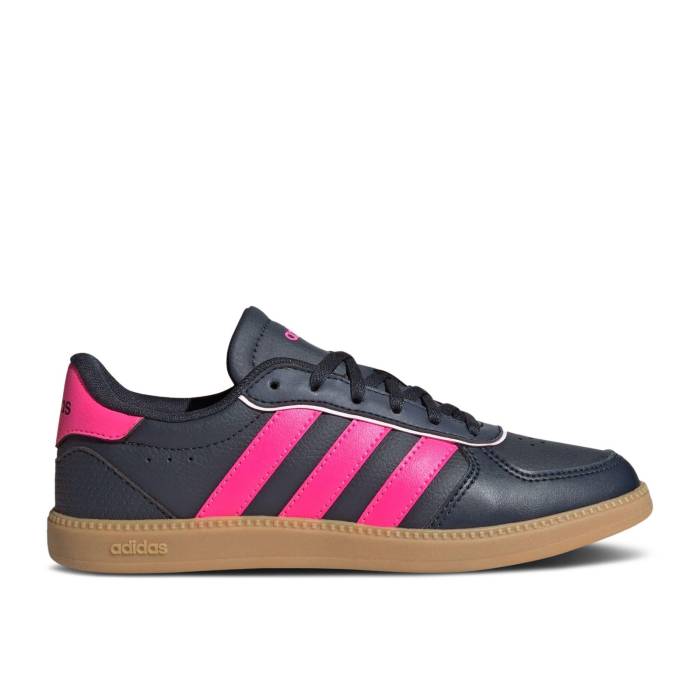アディダス Adidas 【 Breaknet Sleek J \u0027Aurora Ink Lucid Pink\u0027 Youth Aurora Ink/Lucid Pink/Gum 】 お坊っちゃん キッズ pink サクラ色