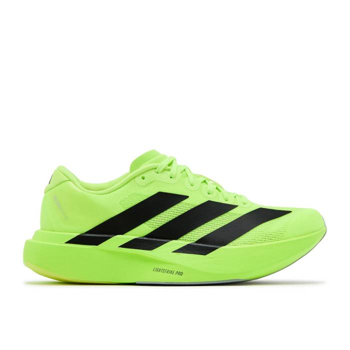アディダス Adidas 【 Wmns Adizero Evo Sl \u0027Lucid Lemon\u0027 Women Lucid Lemon/Core Black/Matte Silver 】 アディゼロ レディース 中核グループ 黒いこと 黒いこと Silver しろがね色・しろがね色