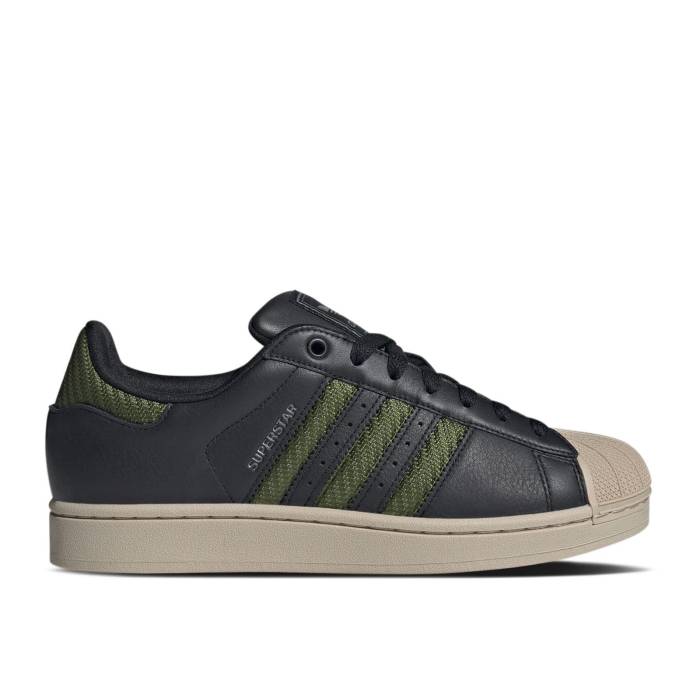 アディダス Adidas 【 Superstar 2 \u0027Tech Olive Beige\u0027 Men Core Black 】 Superstar はやりっ子 olive オリーブ メンズ 中核グループ 黒いこと 黒いこと