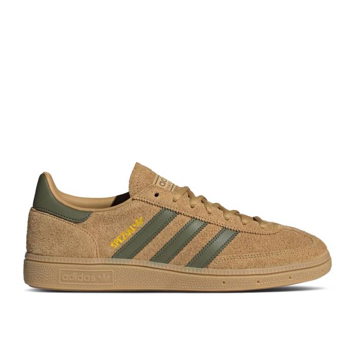 アディダス Adidas 【 Handball Spezial \u0027Beige Olive\u0027 Men Golden Beige/Focus Olive/Gum 】 ハンドボール スペシアル メンズ ベージュ olive オリーブ