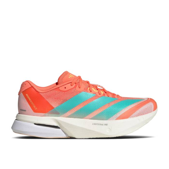 アディダス Adidas 【 Wmns Boston 13 \u0027Semi Coral Flash Aqua\u0027 Women Semi Coral/Flash Aqua/Flash Orange 】 豆の町 13 サー青少年 レディース アクア orange 橙・オレンジ色