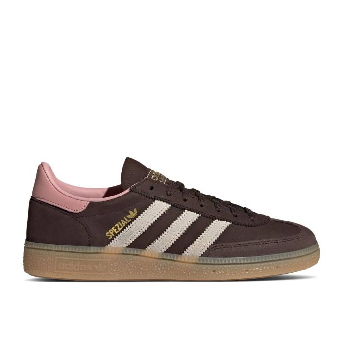 アディダス Adidas 【 Wmns Handball Spezial \u0027Dark Brown Alumina Wonder Mauve\u0027 Women Dark Brown/Alumina/Wonder Mauve 】 ハンドボール スペシアル 赤銅色 赤銅色 レディース 赤銅色 赤銅色