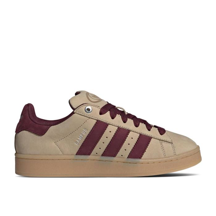 アディダス Adidas 【 Campus 00S \u0027Stone Khaki Maroon Gum\u0027 Men Stone Khaki/Maroon/Gum 】 校庭 カーキ マルーン メンズ カーキ マルーン