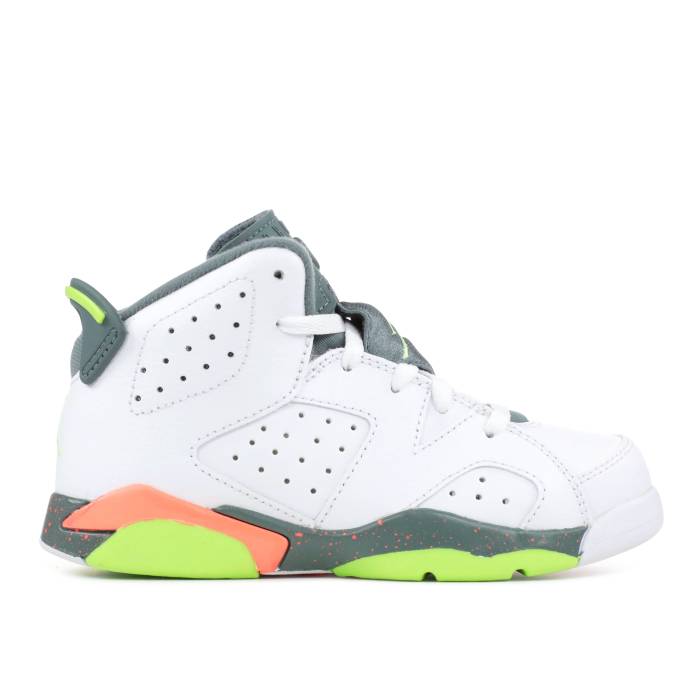 ナイキ　エアジョーダン Air Jordan 【 Jordan 6 Retro Bp 'Bright Mango' Youth White/Ghost Green-Hasta-Bright Mango 】 レトロ ジュニア キッズ 白色 ホワイト｜スニケス