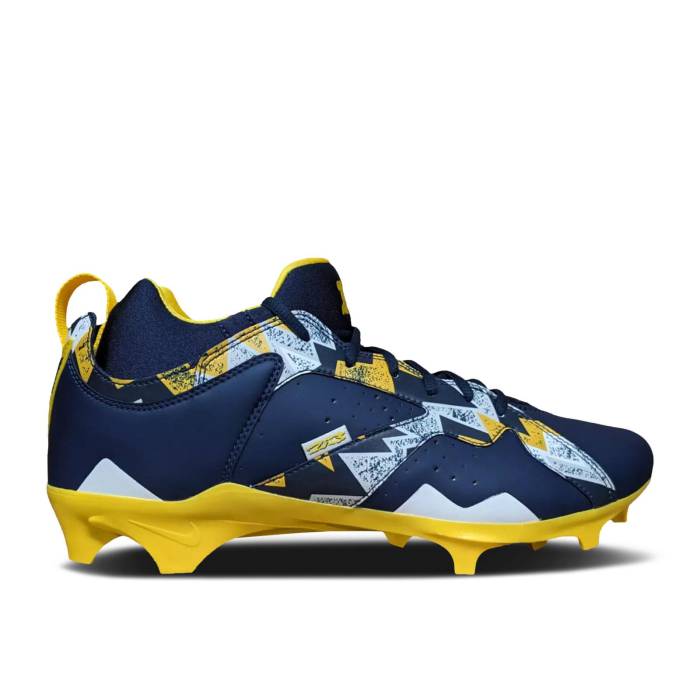 ナイキ エアジョーダン Air Jordan 【 Jordan 7 Alpha Low \u0027Michigan Wolverines\u0027 Pe Men College Navy/College Navy 】 アルファ メンズ 分科大学 紺色 米国海軍