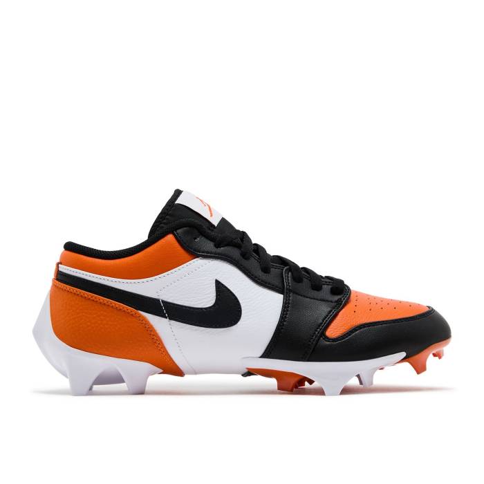 ナイキ エアジョーダン Air Jordan 【 Jordan 1 Low Td Cleat \u0027Shattered Backboard\u0027 Men Starfish/White/Black 】 メンズ 白いこと 白いこと 黒いこと 黒いこと