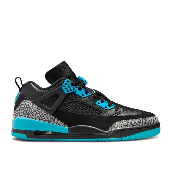 ナイキ エアジョーダン Air Jordan 【 Jordan Spizike Low \u0027Gamma Blue\u0027 Men Black/Gamma Blue/Wolf Grey 】 メンズ 黒いこと 黒いこと 青味 青み 薄墨色 薄墨色
