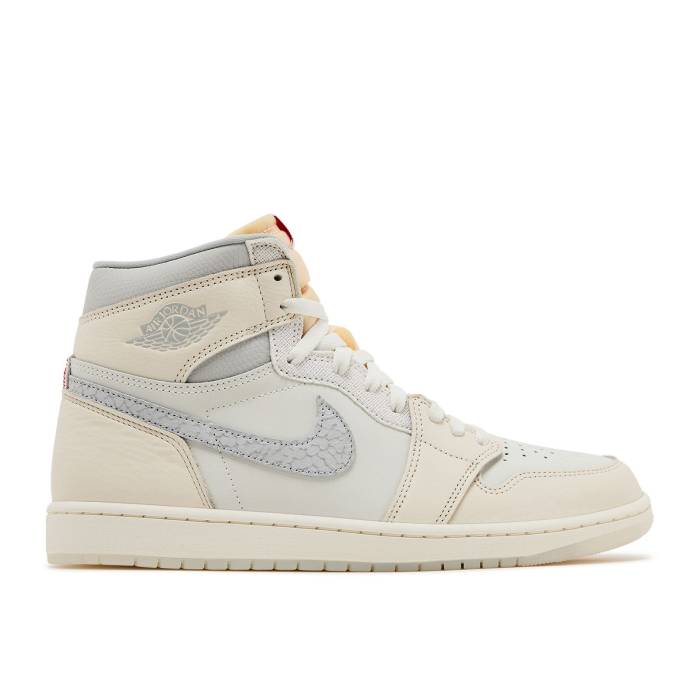 ナイキ エアジョーダン Air Jordan 【 Jordan 1 High Retro Og \u0027Sail Elephant Print\u0027 Men Sail/University Red/Pale Ivory/Coconut Milk/Phantom/Coconut Milk 】 ご機嫌 レトロ エレファント メンズ Red 赤・赤いこと 象牙色