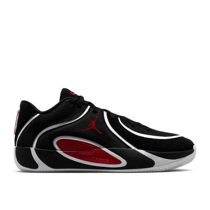 ナイキ エアジョーダン Air Jordan 【 Jordan Tatum 4 \u0027Bloodline\u0027 Men Black/University Red/White 】 メンズ 黒いこと 黒いこと Red 赤・赤いこと 白いこと 白いこと