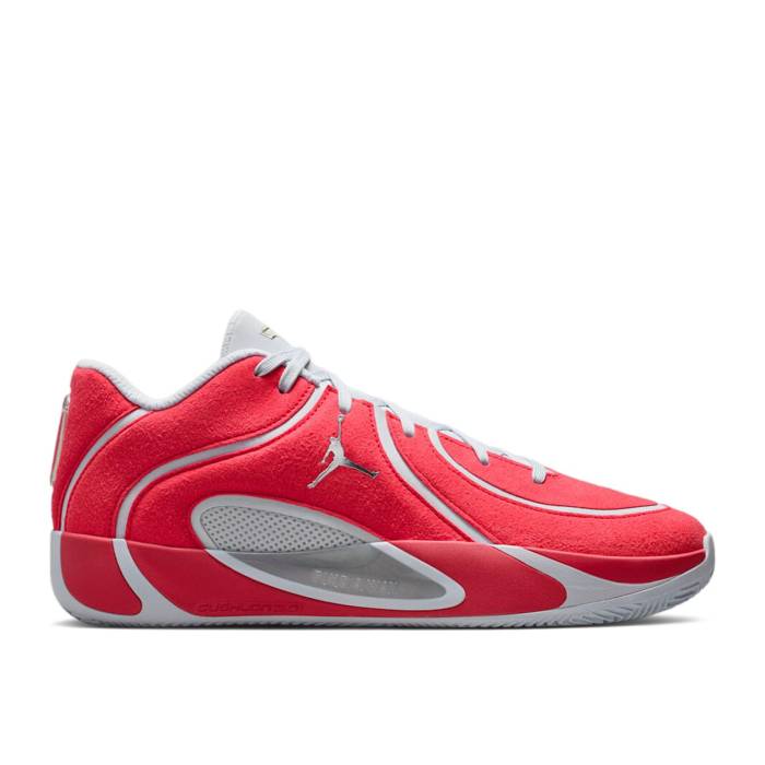 ナイキ エアジョーダン Air Jordan 【 Jordan Tatum 4 Pf t. Louis  Men Siren Red/Metallic Silver 】 メンズ Red 赤・レッド Silver 銀色・シルバー