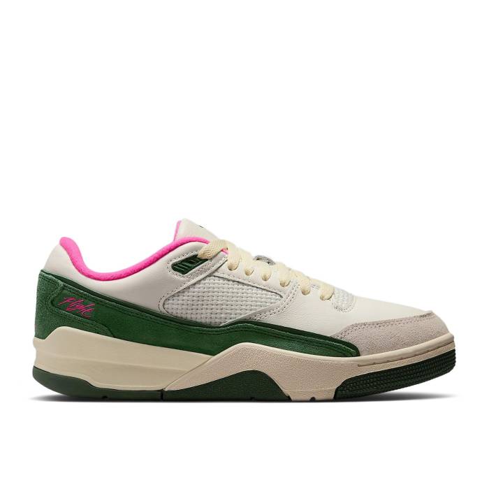 ナイキ エアジョーダン Air Jordan 【 Jordan Flight Court  \u0027Sail/Fir/Coconut Milk/Pink Blast\u0027 Women Sail/Fir/Coconut Milk/Pink Blast 】 Flight 飛翔 厚地の外套 レディース pink サクラ色 ブラジャー同盟罷工
