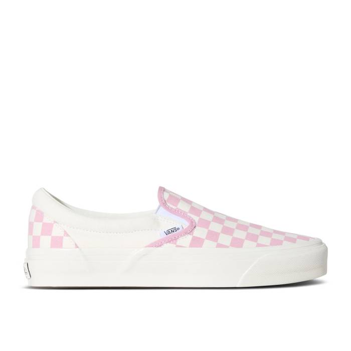 ヴァンズ Vans 【 Classic Slip-On 98 Lx Checkerboard - Dawn Pink Men Dawn Pink 】 クラシック slip-on スリッポン メンズ pink ピンク
