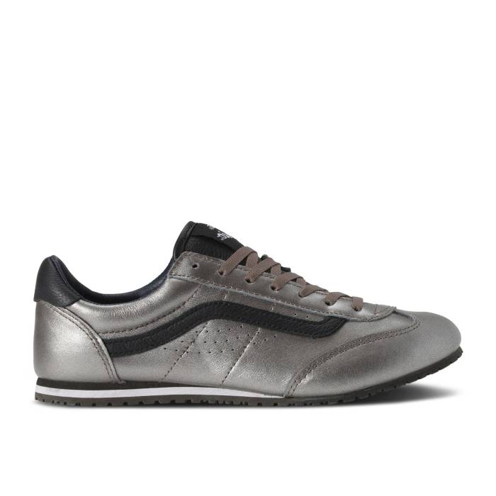 ヴァンズ Vans 【 Premium Super Lowpro \u0027Gun Metal Grey\u0027 Men Gun Metal Grey 】 Premium 割り増し金 金属元素 メンズ 金属元素 薄墨色 薄墨色