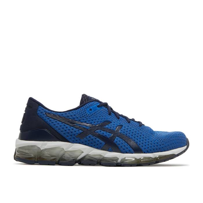 アシックス Asics 【 Gel Quantum 360 5 Knit \u0027Tuna Blue\u0027 Men Tuna Blue/Midnight 】 編み物 メンズ 青味 青み