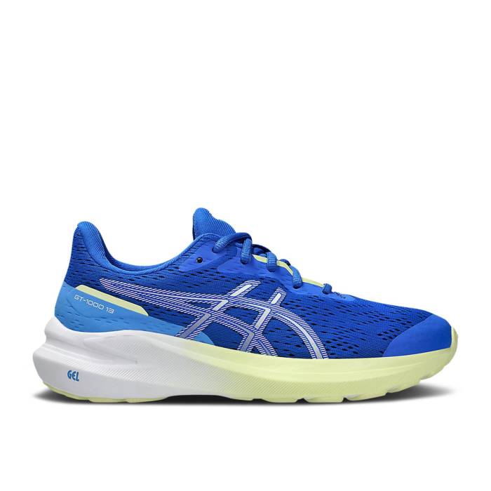 アシックス Asics 【 Gt 1000 13 Gs 'Illusion Blue' Youth Illusion Blue/White 】 13 サーティーン ジュニア キッズ 青色 ブルー 白色 ホワイト｜スニケス