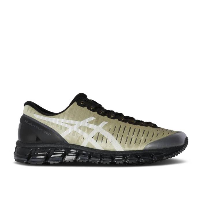アシックス Asics 【 Above The Clouds X Gel Quantum 360 \u0027Black\u0027 Men Soft Yellow/Black 】 メンズ yellow 黄味がかった・黄色 黒いこと 黒いこと