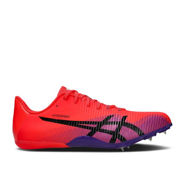 アシックス Asics 【 Hyper Sprint 8 \u0027Flash Red\u0027 Men Flash Red/Black 】 メンズ Red 赤・赤いこと 黒いこと 黒いこと