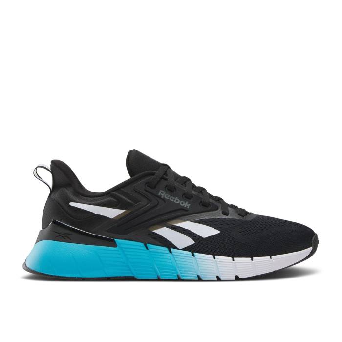 リーボック Reebok 【 Nano Gym \u0027Black Future Cyan\u0027 Men Black/White/Future Cyan 】 ナノ メンズ 黒いこと 黒いこと 白いこと 白いこと シアン
