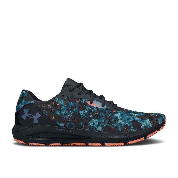 アンダーアーマー Under Armour 【 Hovr Sonic 5 Galaxy Men Black/Petrol Blue 】 メンズ 黒色 ブラック 青色 ブルー