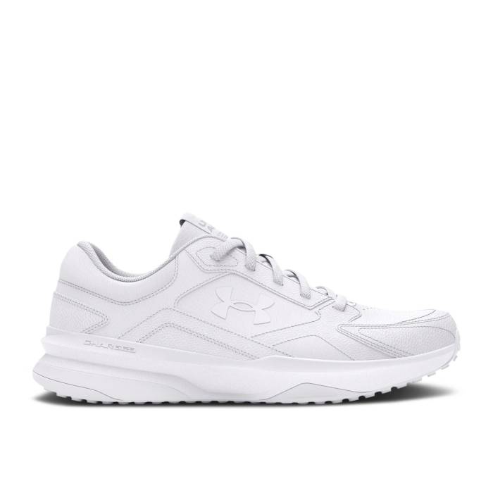 アンダーアーマー Under Armour 【 Wmns Charged Edge Leather \u0027White\u0027 Women White 】 なめし革 レディース 白いこと 白いこと