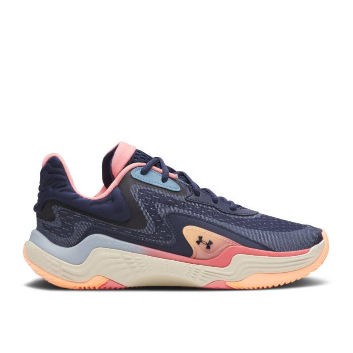 アンダーアーマー Under Armour 【 Spawn 7 \u0027Blue Calm Sun Kiss\u0027 Men Blue Calm/Sun Kiss/Washed Navy 】 メンズ 青味 青み 紺色 米国海軍