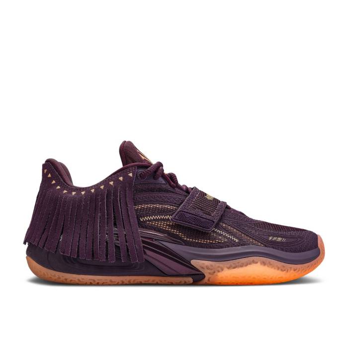 Anta 【 Men Purple/Gold/Gum 】 メンズ Purple 紫・パープル ゴールド