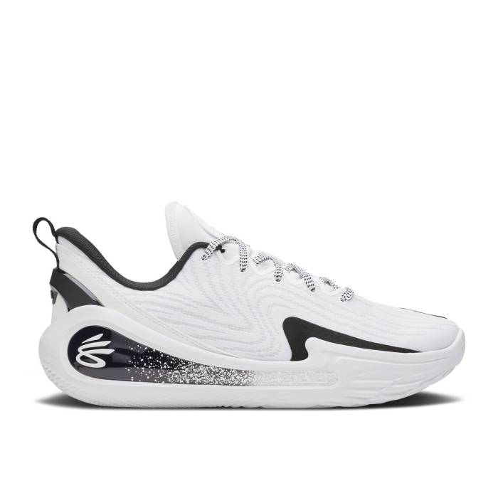 Curry Brand 【 Curry Flow 12 Team \u0027White Black\u0027 Men White/Black 】 カリー 流れ受け答え Team 野球クラブ メンズ 白いこと 白いこと 黒いこと 黒いこと