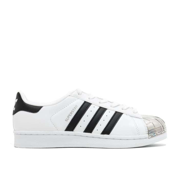 アディダス Adidas 【 Wmns Superstar 'Metal Toe' Women Footwear White/Core Black/Silver Metallic 】 Superstar スーパースター レディース 白色 ホワイト コア 黒色 ブラック Silver 銀色・シルバー