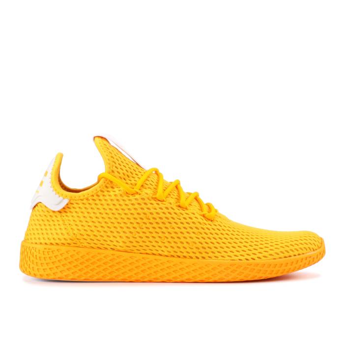 アディダス Adidas 【 Pharrell X Tennis Hu 'Solid Gold' Men Gold Solid/Gold Solid/Footwear White 】 テニス メンズ ゴールド ソリッド 白色 ホワイト|スニケス