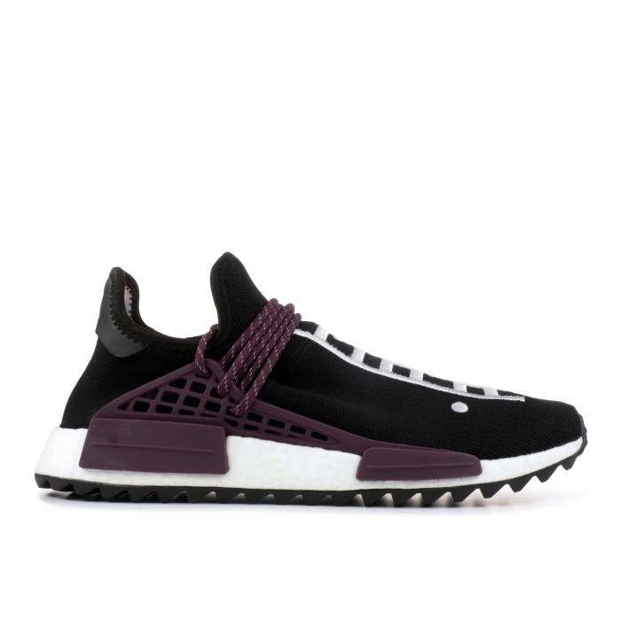 アディダス Adidas 【 Pharrell X Nmd Human Race Trail \u0027Equality\u0027 Men Core Black/Deepest Purple/Core Black 】 NMD メンズ 中核グループ 黒いこと 黒いこと Purple 紫・パープル