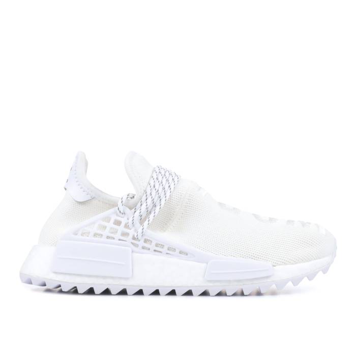 アディダス Adidas 【 Pharrell X Nmd Human Race Trail 'Blank Canvas' Men Cream White/Running White/Running White 】 NMD メンズ クリーム 白色 ホワイト