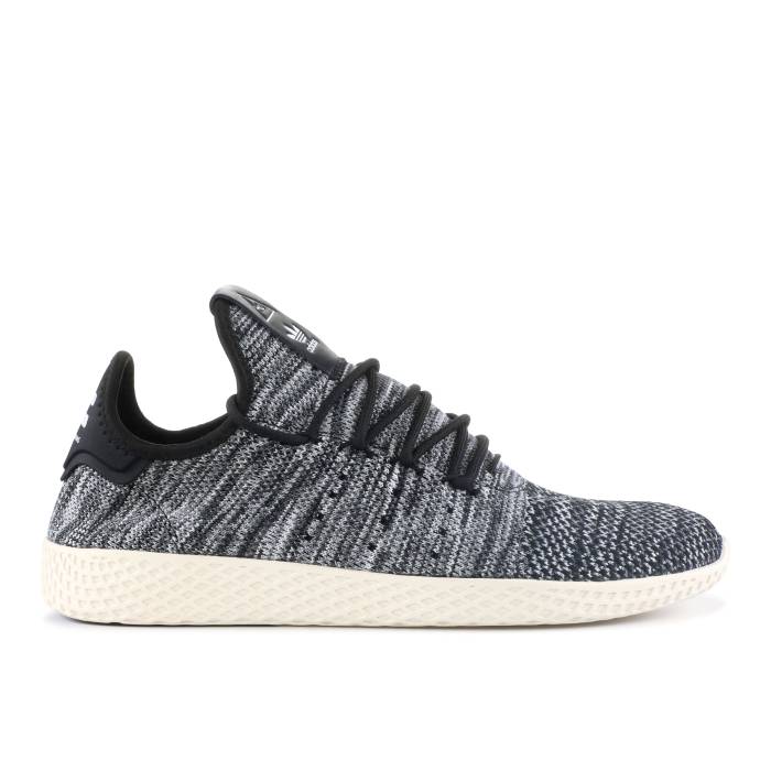アディダス Adidas 【 Pharrell X Tennis Hu Primeknit \u0027Oreo\u0027 Men Core Black/Core Black/Footwear White 】 庭球 メンズ 中核グループ 黒いこと 黒いこと 白いこと 白いこと