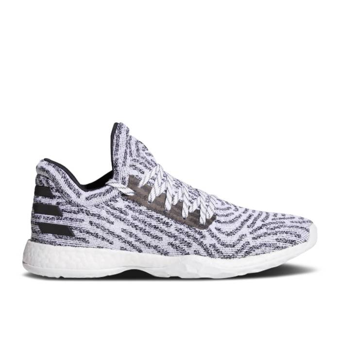 アディダス Adidas 【 Harden Vol. 1 Ls Primeknit Bhm Men Cloud White/Core Black/Grey 】 ハーデン メンズ 白色 ホワイト コア 黒色 ブラック 灰色 グレー