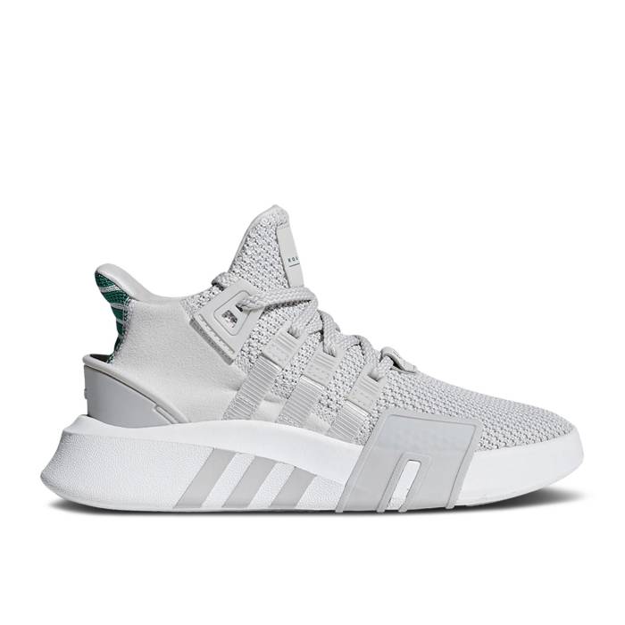 アディダス Adidas 【 Eqt Basketball Adv J Youth Grey/Grey/Sub Green 】 バスケットボール ジュニア キッズ 灰色 グレー green 緑・グリーン