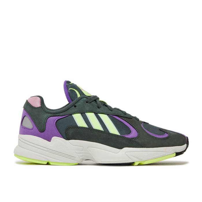 アディダス Adidas 【 Yung-1 Legend Ivy Men Legend Ivy / Hi-Res Yellow / Active Purple 】 メンズ Legend レジェンド yellow 黄色・イエロー Purple 紫・パープル
