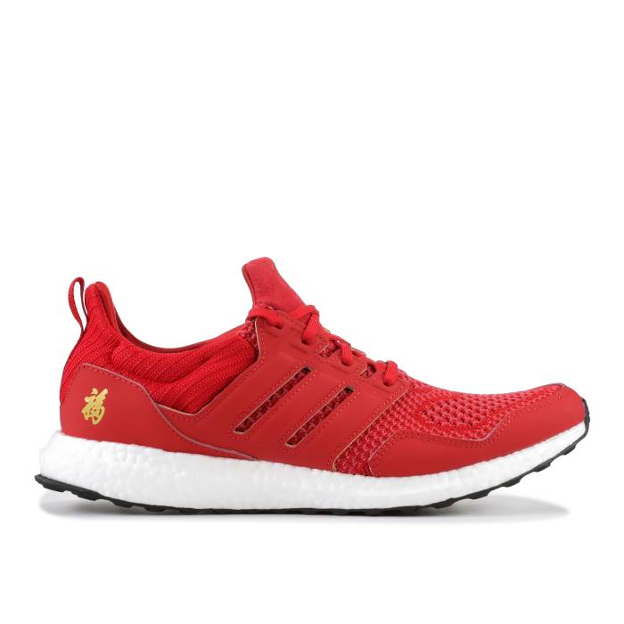 アディダス Adidas 【 Eddie Huang X Ultraboost 1.0 \u0027Chinese New Year\u0027 Men Scarlett/Core Black/Gold 】 メンズ 中核グループ 黒いこと 黒いこと ゴールド