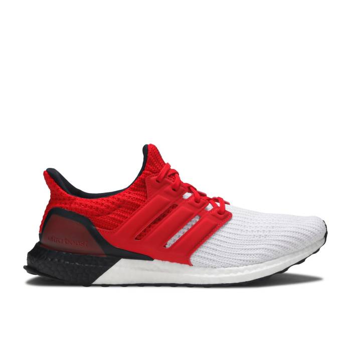 アディダス Adidas 【 Ultraboost 4.0 'White Scarlet' Men Footwear White/Scarlet/Core Black 】 メンズ 白色 ホワイト コア 黒色 ブラック|スニケス