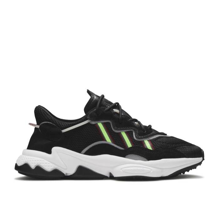 アディダス Adidas 【 Ozweego olar Green Men Black/Solar Green/Onix 】 メンズ 黒色 ブラック green 緑・グリーン