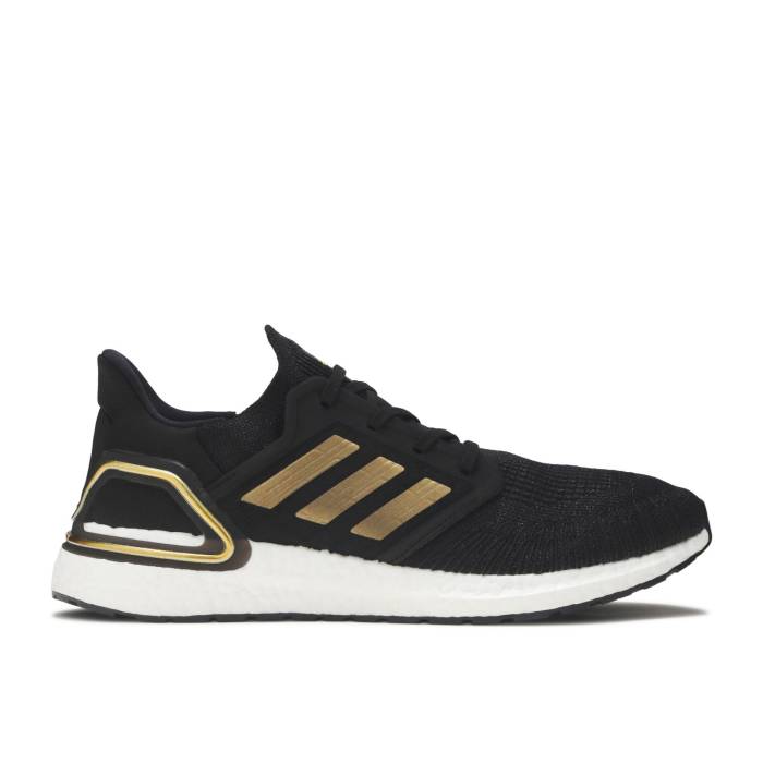 アディダス Adidas 【 Ultraboost 20 'Gold Metallic' Men Core Black/Gold Metallic/Solar Red 】 メンズ コア 黒色 ブラック ゴールド Red 赤・レッド