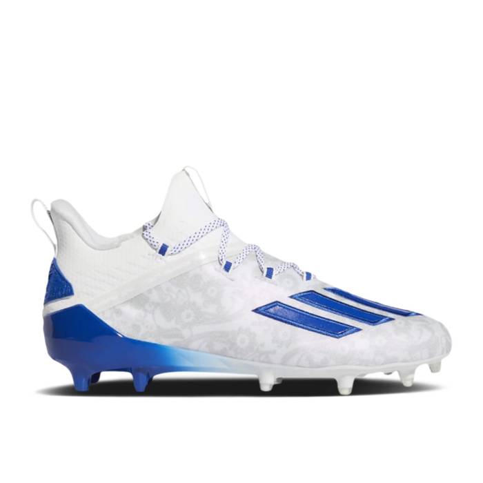 アディダス Adidas 【 Adizero New Reign Floral - Blue Men Cloud White/Team Royal Blue/Cloud White 】 アディゼロ メンズ 白色 ホワイト Team チーム 青色 ブルー