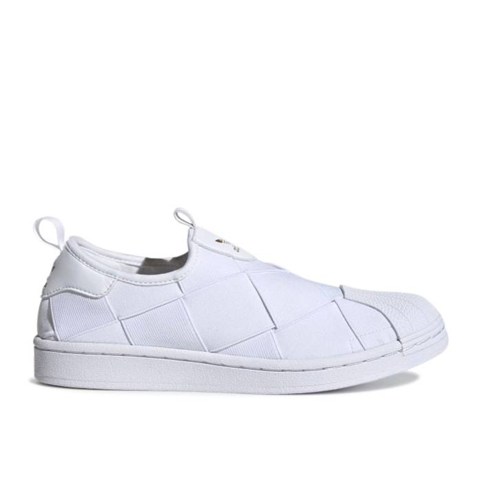 アディダス Adidas 【 Wmns Superstar Slip-On \u0027Cloud White\u0027 Women Cloud White/Cloud White/Gold Metallic 】 Superstar はやりっ児 slip-on スリッポン レディース 白いこと 白いこと ゴールド
